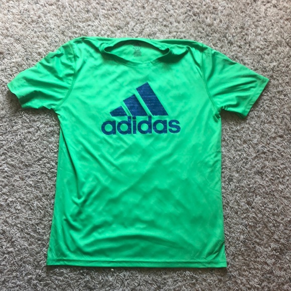 Green Adidas T-shirt - Picture 1 of 2